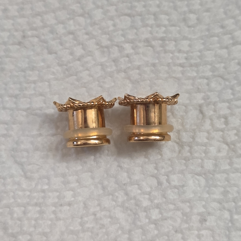 Tawapa Awaken Rose Gold Eyelet Size 0g (8mm) - Picture 2 of 3